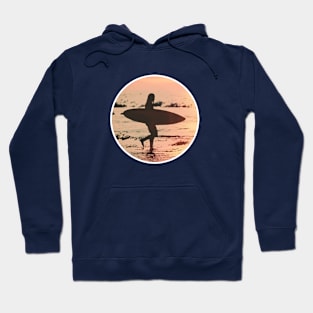 Summer Fun - Surfing Girl Hoodie